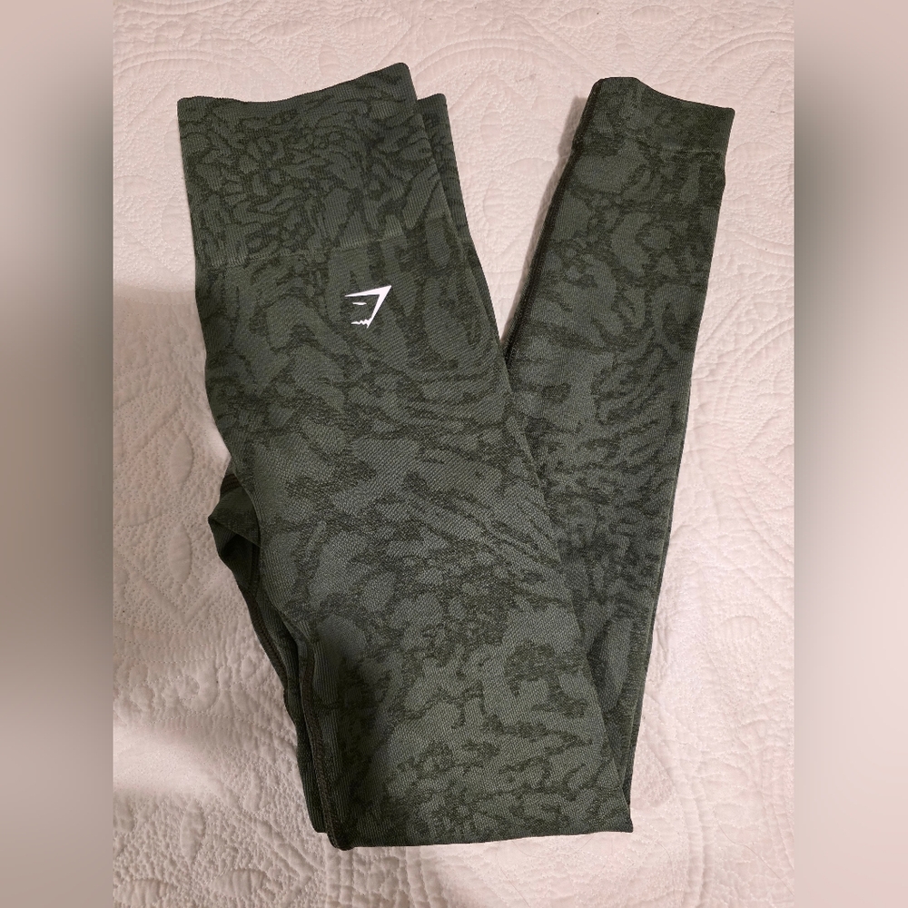 Gymshark Adapt Safari Green Leggings
